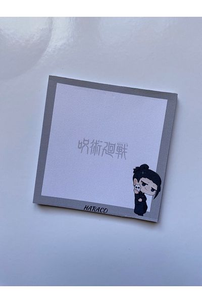 Hara Company Jujutsu Kaisen Anime Geto 9x9 Cm Anime Memopad