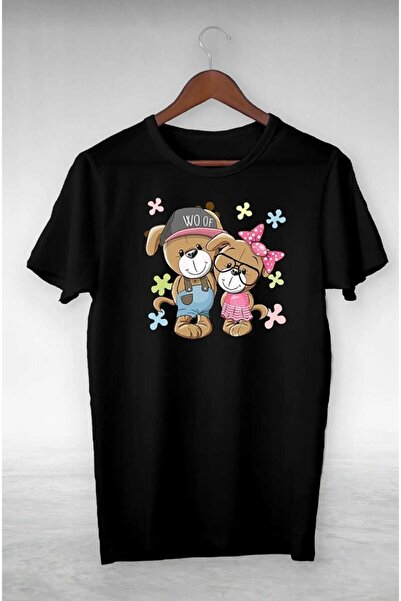 PERISENSE Unisex Γυναικείες Ανδρικές μπλούζες Wo Off Bear με στάμπα Oversize