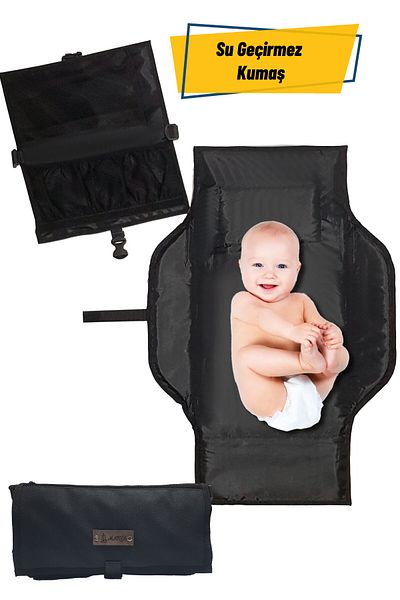 MARVA Baby Changing Mat - Changing Bag - Waterproof Fabric Foldable