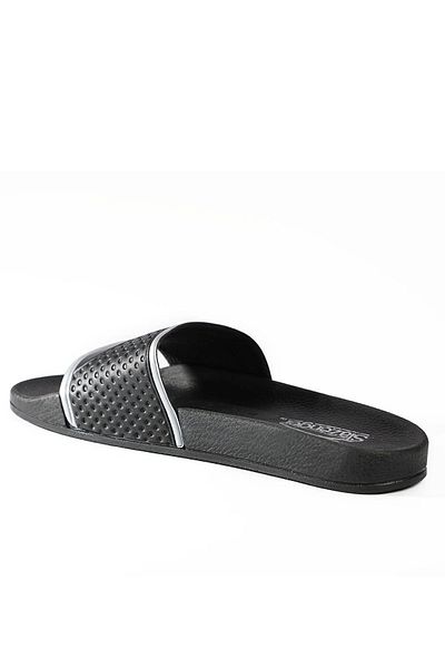 Slazenger Ferona Ανδρικές Παντόφλες Μαύρες / Ασημί