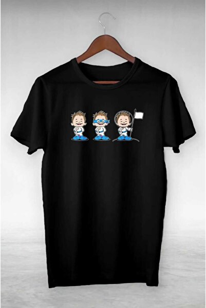 PERISENSE Unisex Femei Bărbați Astronaut Copii Tricou oversize imprimat