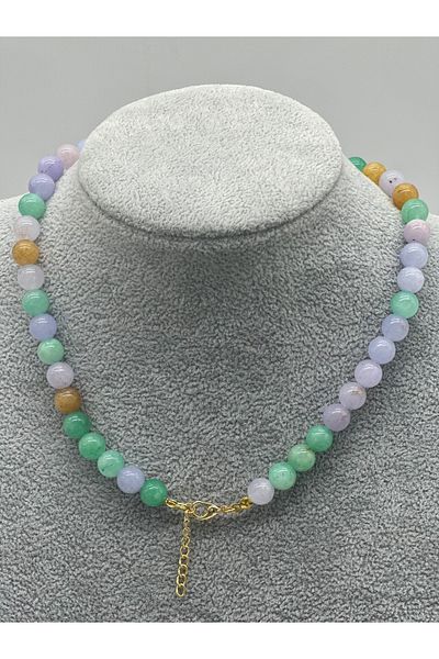 Hobimos Morganite Natural Stone Necklace