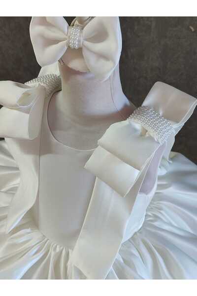 NGS STİL White Cotton Candy Model Dress