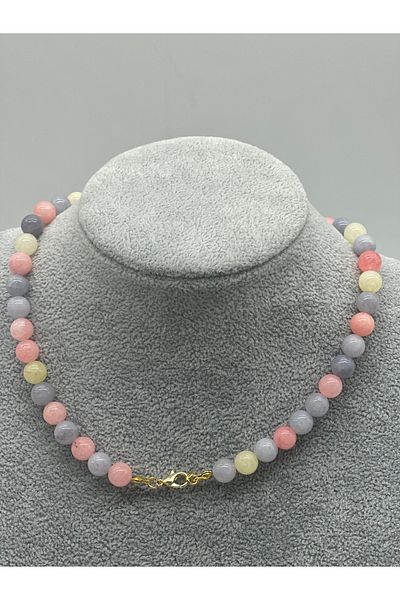 Hobimos Morganite Natural Stone Necklace