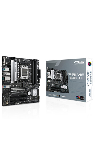 ASUS PRIME B650M-A II AM5 DDR5 6400(OC) HDMI DP M.2 USB3.2 GBit mATX