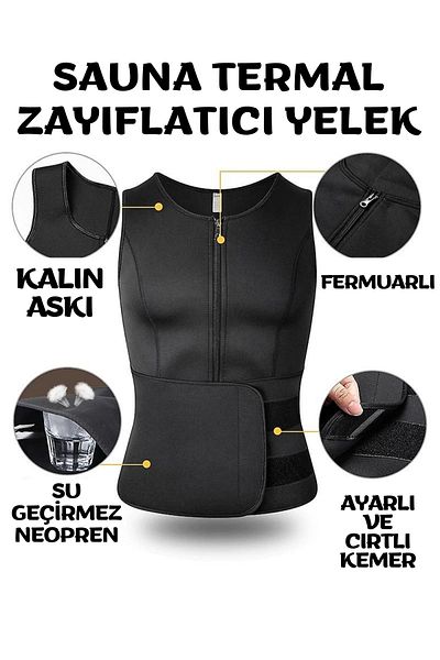 İNCEYAŞAM Неопренов жилет за сауна