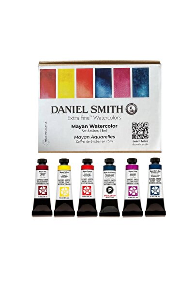 Daniel Smith Extra Fine Watercolors 6 x 15 ml Set Mayan Aquarelles