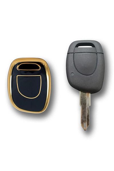 GMA KEYS Renault Clio 1 and 2, Kangoo 1-Button Black Nano Auto Key Control Container Case