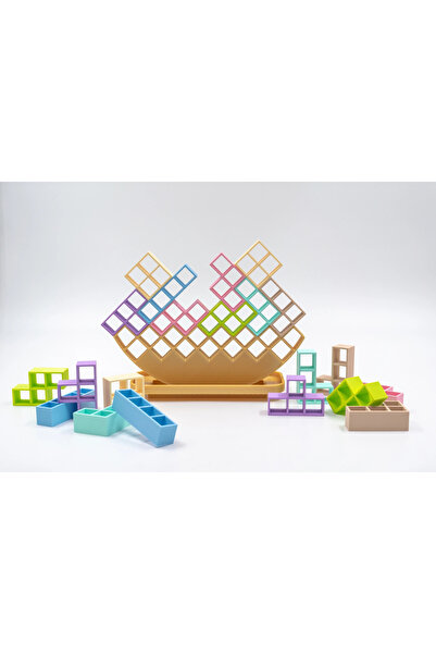 Alpinyo 3D Craft تصميم مخصص - لعبة توازن تتريس ثلاثية الأبعاد