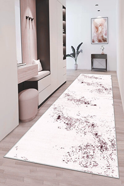 Thalia Home Kaymaz Tabanlı Yıkanabilir Baskılı Yolluk Halı