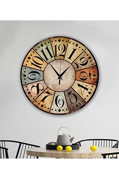 Bilge Lazer bilge Tasarım  retro  Duvar Saati 35 x 35CM