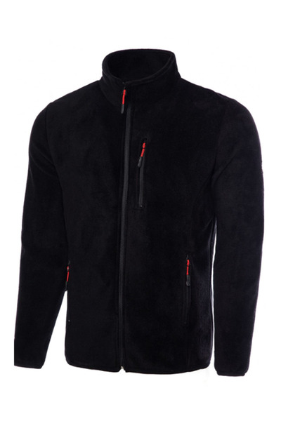 sat tactical 3-Pocket Tactical Fleece Coat Black Color