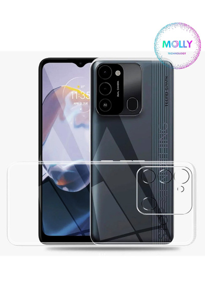 Molly Tecno SPARK 8C İçin Şeffaf Guardian Silikon Kılıf