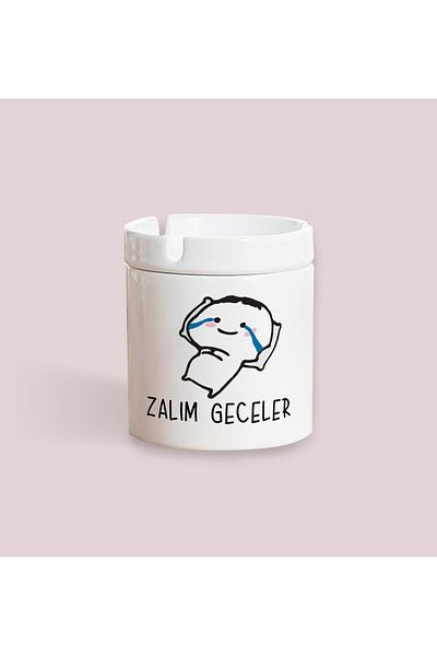 Hediyexpres Κομψό τασάκι χωρίς άρωμα Zalım Geceler