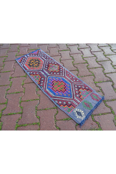 ŞAHMERDANOĞLU Şahnerdanoğlu El Örmesi Küçük Yörük Kilim  Mutfağa Otantik Deko...