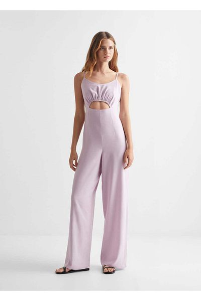 Mango Teen Purple Overalls for Kids