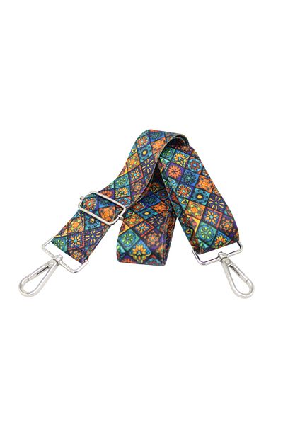 Anatolia 4 cm ethnic patterned adjustable bag strap