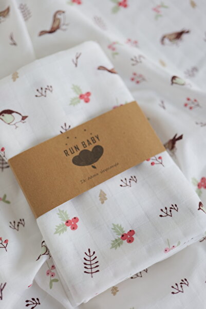runbaby 75X75 cm 100% Cotton Baby Muslin Blanket