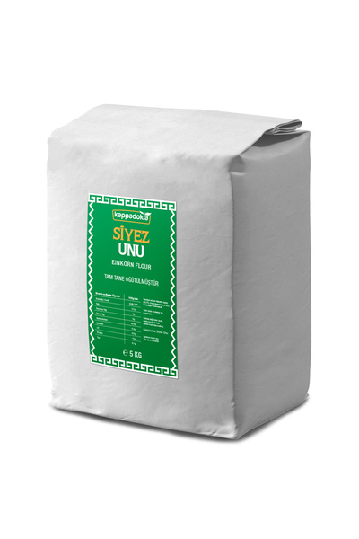 KAPPADOKİA Katkısız, Atalık Siyez Unu 5 Kg