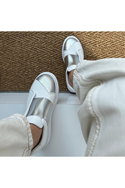 H&K GLOW Hakiki Deri Bantlı Sneaker