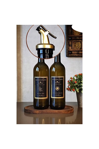 LOVYCO Mat Gold Leak Proof Oil Pot Stopper (oil pot head, plug, stopper, bottle end with lid)