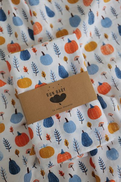 runbaby 100X75 cm 100% Cotton Muslin Fabric Baby Cover & Blanket - Balkabak