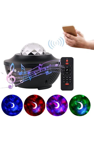mr shopping MR Galaksi Gökyüzü ve Yıldız Yansıtan Projektör Gece Lambası Blue...
