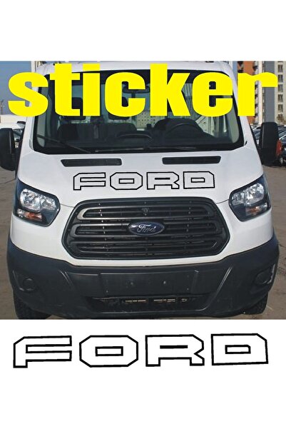 oracall Ford sticker,transit sticker 50 cm siyah renk