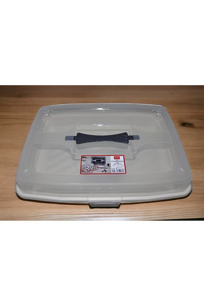 VoCe YANPA TICARET Locked Pastry Pot Container Jumbo Size Pyrex Carrying Container Rectangular Pastry Pot Container