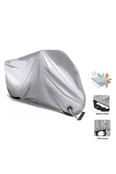 Autorez KTM 1190 RC8 R رمادي دراجة نارية القماش المشمع قفل متوافق