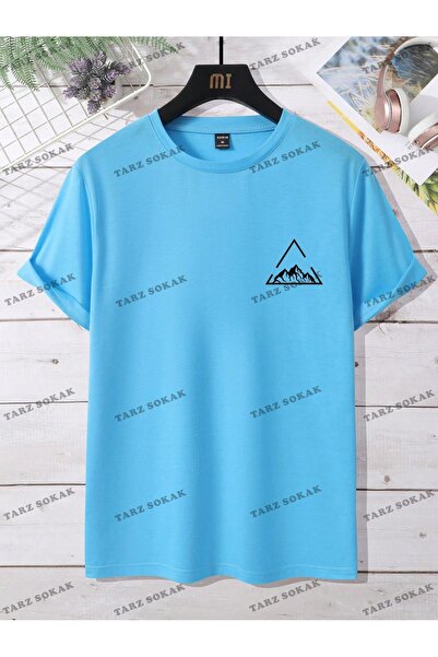 Tarzsokak CODE Trend Homme Men's Mountain Pattern T-Shirt