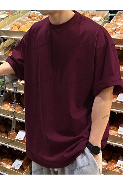 Tarzsokak KOD Trend Erkek Katı Damla Omuz Tişörtü