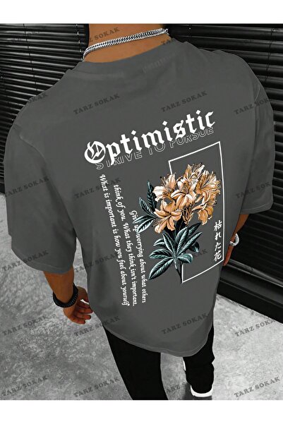 Tarzsokak LEGND CODE Trend Tricou cu slogan floral pentru bărbați