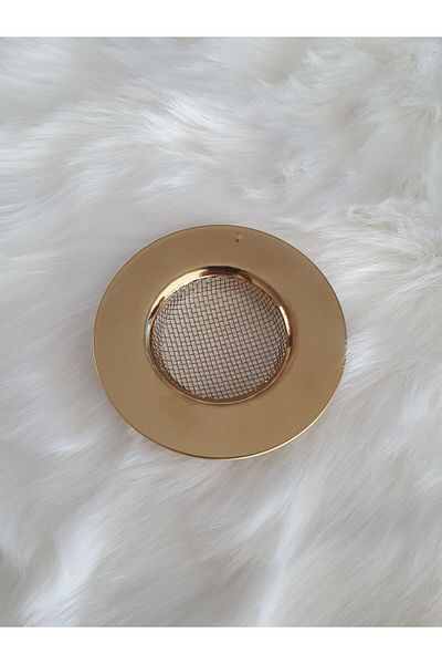 LOVYCO Gold Stainless Steel Sink Strainer 7.5 Cm