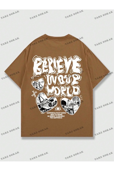 Tarzsokak Muška grafička majica sa sloganom uličnog života - KOD Trend