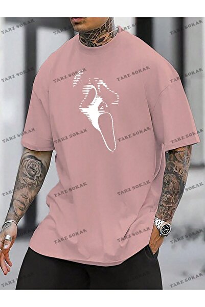 Tarzsokak Tricou pentru bărbați KOD Trend, cu croială lejeră, cu imprimeu Gho...