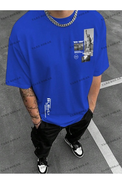 Tarzsokak Tricou cu fotografie și slogan pentru bărbați KOD Trend Hypemode lo...