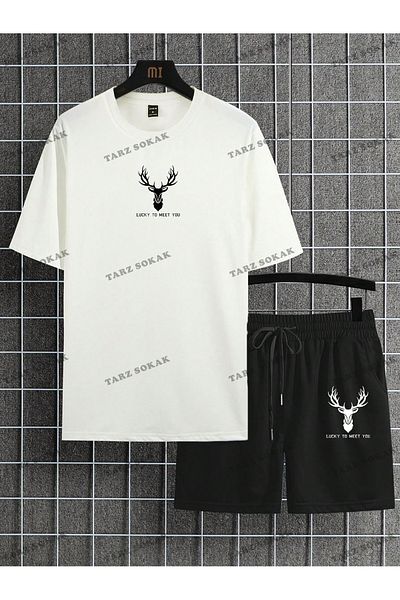 Tarzsokak BOTTOM/TOP T-SHIRT AND SHORTS SET CODE ALT166