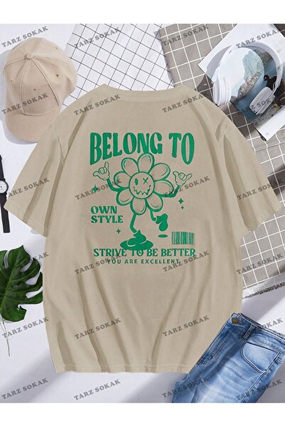 Tarzsokak Tricou cu imprimeu tricotat cu model de desene animate pentru bărba...