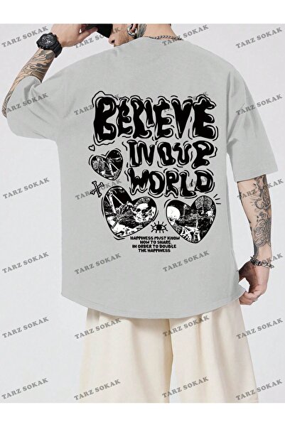 Tarzsokak CODE Trend Street Life Skulls and Slogan Štampano Muška majica