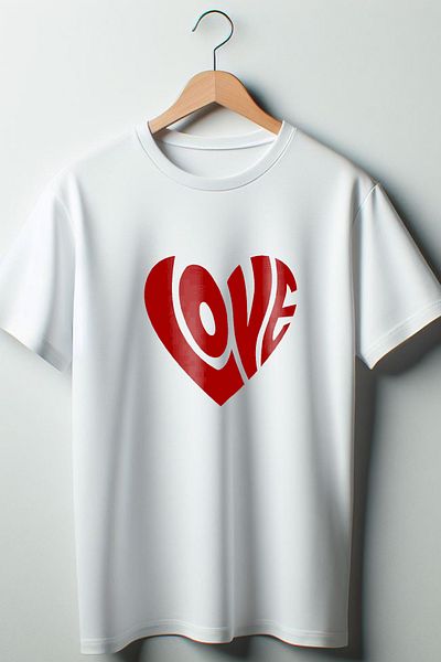 Vordevia Μπλουζάκι με στάμπα Love Heart Oversize Crew Neck