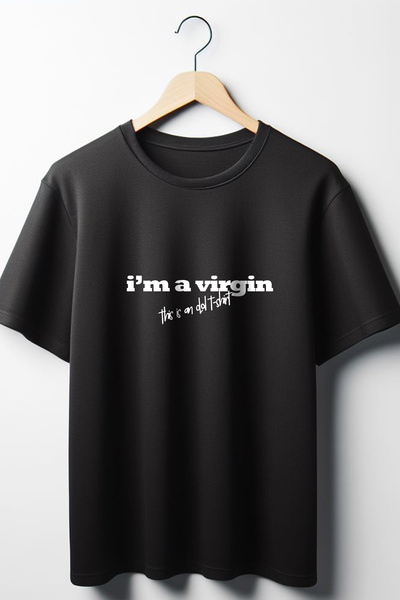 Vordevia Ja sam nevina Štampano Oversize kroj okrugla kragna majica