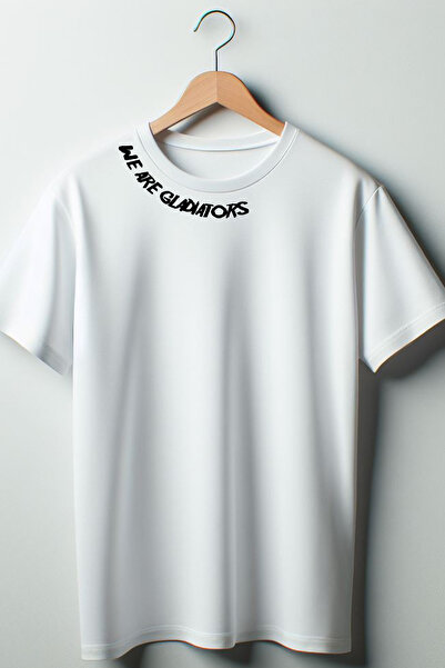 Vordevia Mi smo gladijatori, ovratnik Štampano Oversize kroj okrugla kragna m...