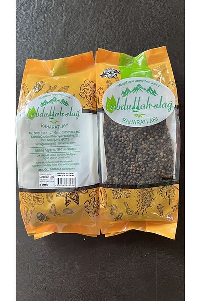 Hacıoğlu baharat Hatay Local Pure Grain Black Pepper 1/2 kg / 500 Gr