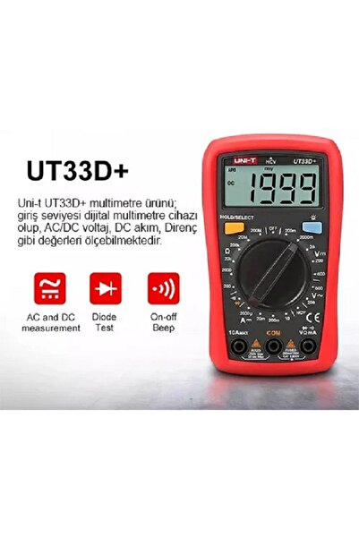 Unit Ut33D+ Ölçü Aleti