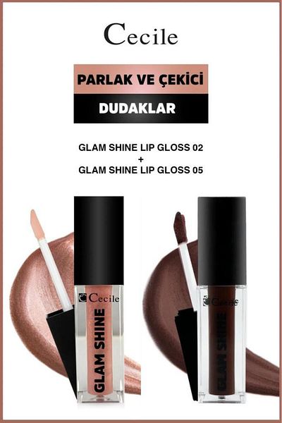 Cecile Glam Shine 02-05 Lip Gloss Set