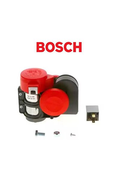 Bosch Ferrari? Korna 24v Çi?ft Tonlu Kompresörlü 520/660 Hz 115db Röleli? 098...