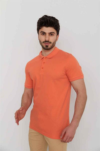 Cazador Ανδρικό μπλουζάκι Polo Pique 4613 Tangerine