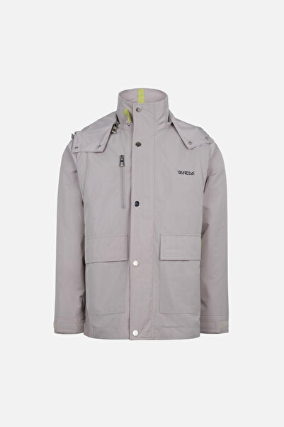 Vaneda OVERSIZED CEPLI INCE CEKET ERKEK GRI