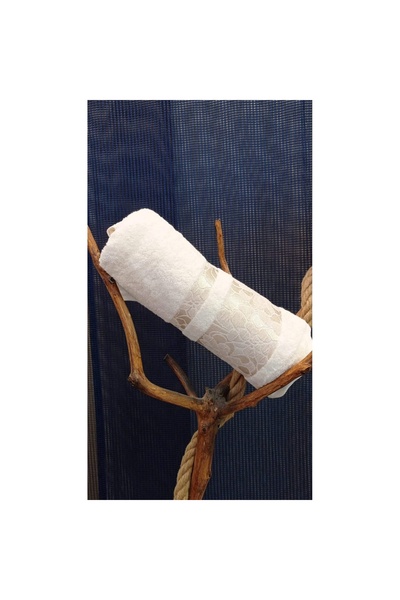 NİVEMESHOME Ceylan Крем 70*140 Банний рушник Karacan